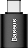 Адаптер Baseus Ingenuity Series Mini OTG Adaptor Type-C to USB-A 3.1 black (ZJJQ000001), фото 2