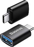 Адаптер Baseus Ingenuity Series Mini OTG Adaptor Type-C to USB-A 3.1 black (ZJJQ000001), фото 3