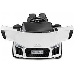 Дитячий електромобіль AUDI HL-1818 білий (колеса EVA)