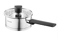 ARDESTO Saucepan Gemini, glass lid, 0.9 l, stainless steel