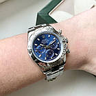Чоловічий годинник Rolex Daytona Cosmograph Silver Blue AAA наручний з автопідзаводом і сапфіровим склом, фото 3