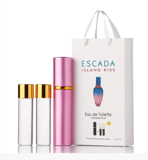 Мініпарфуми жіночі з феромонами Escada Island Kiss 3х15 мл