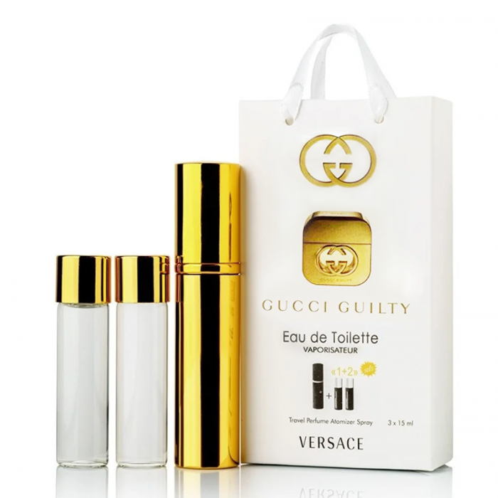 Мініпарфуми жіночі з феромонами Gucci Guilty 3х15 мл
