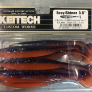 Силікон Keitech Easy Shiner 3.5" (7 шт./уп.) col.pal#07 : violet fire