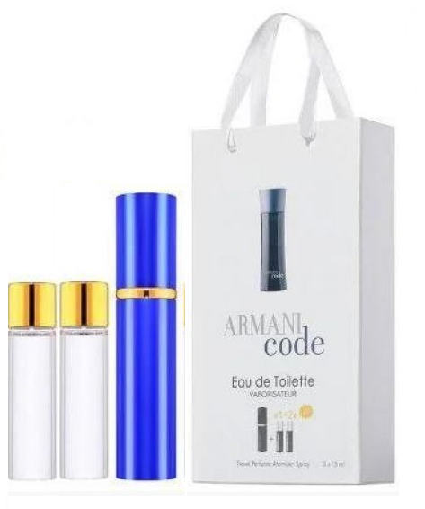 Мініпарфуми чоловічі з феромонами Giorgio Armani Armani Code 3х15 мл