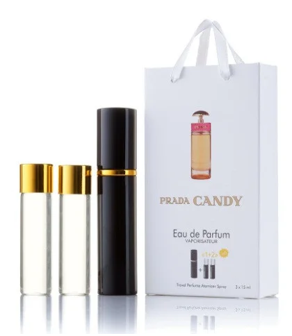 Мініпарфуми жіночі з феромонами Prada Candy 3х15 мл