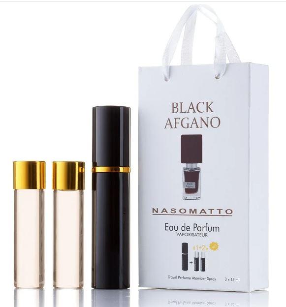 Мініпарфуми унісекс з феромонами Nasomatto Black Afgano 3х15 мл