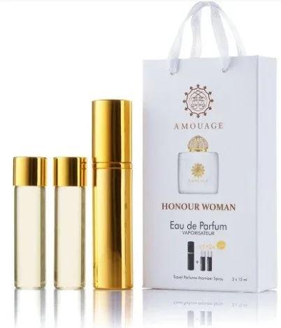 Мініпарфуми жіночі з феромонами Amouage Honour Woman 3х15 мл