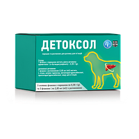 Детоксол порошок для лікування ШКТ для котів і собак (3шт*0,38г)