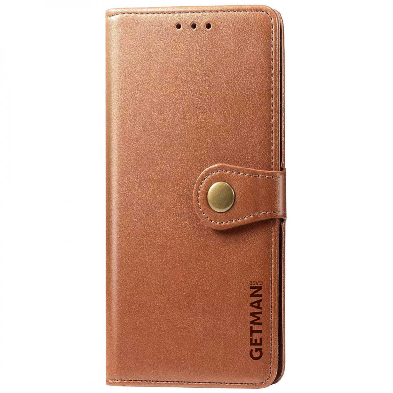 Шкіряний чохол книжка GETMAN Gallant (PU) для Xiaomi Mi 11 Коричневий