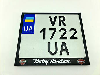 Рамка для монономера Harley-Davidson black метал