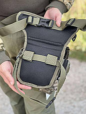 Тактична сумка на ногу Тактична сумка на пояс піксель, фото 3