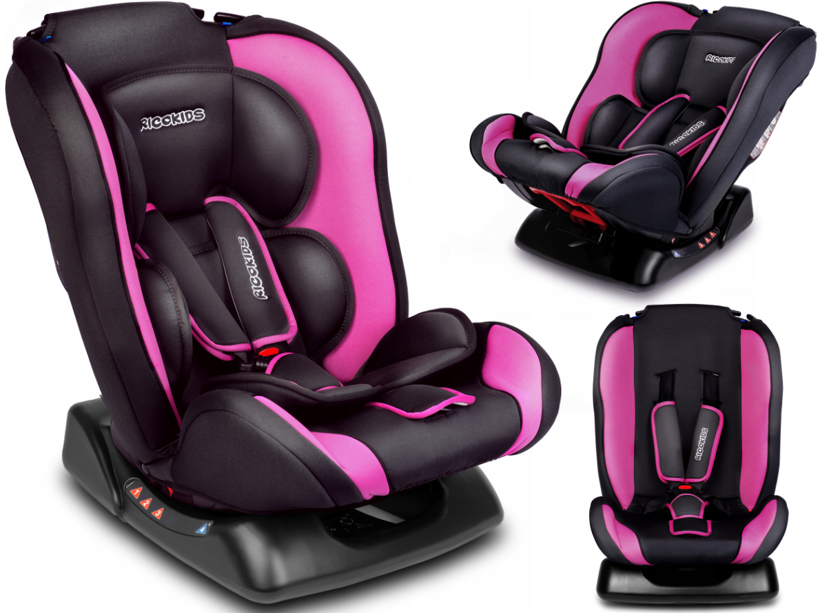 Автокрісло Ricokids Lorenzo 0-25 кг Pink (Польша), фото 1