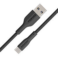 Кабель Promate xCord-AC USB-USB-C 1м Black (xcord-ac.black)