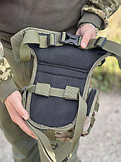 Тактична сумка на ногу Тактична сумка на пояс мультикам, фото 3