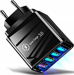Зарядний пристрій 4xUSB Quick Charge 3.0