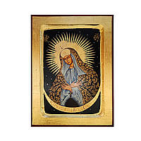 Писана ікона Остробрамської Божої Матері 16,5 Х 22,5 см