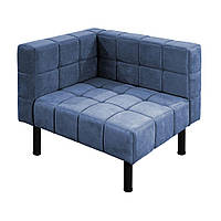 Модульный диван Тетрис мягкий ,велюр,синий (обивка на выбор)
