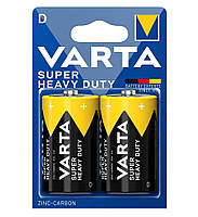 Батарейка Varta Susuper Heavy Duty вугільно-цинкова D BLI 2 блістер, 2 шт.