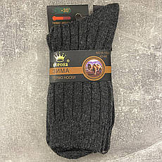 Чоловічі термо шкарпетки з верблюжої вовни Корона,сірі,42-48