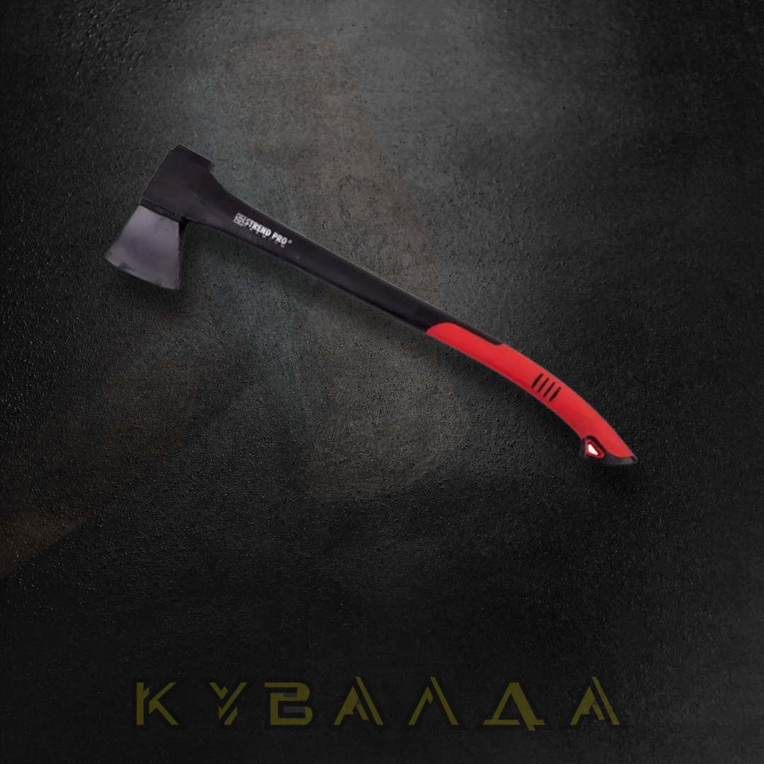 STREND PRO Сокира Premium Redwolf CAX 2200/1600г (DIN 7287, покриття PTFE, ручка TPR, 720мм), фото 1