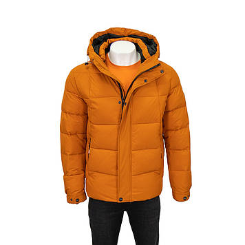 Куртка чоловіча BLACK VINYL (зимова) C23-2231C ТЕРРАКОТ 100% поліестер. Утеплювач: Біо пух 48(Р)