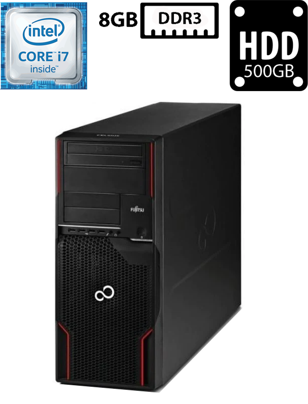 Комп'ютер Fujitsu Celsius W410/Intel Core i7-2600​​​​​​​ 3.40GHz/8GB DDR3/HDD 500GB/Intel HD Graphics 2000