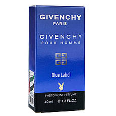 Givenchy Pour Homme Blue Label Pheromone Parfum чоловічий 40 мл, фото 4