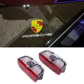 Проектор підсвічування логотипу для дверей PORCSHE (Порше) Cayenne 2, Boxster 3, Cayman 2, Macan GTS, 911