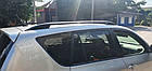 Рейлінги на Toyota RAV-4 (2006-2013) Чорні цільноалюмінієвий корпус На 80 кг Дуги на дах Модель Skyport, фото 5