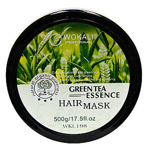 Маска для волосся Wokali Natural Organic Green Tea Essence Hair Mask WKL198 500 г