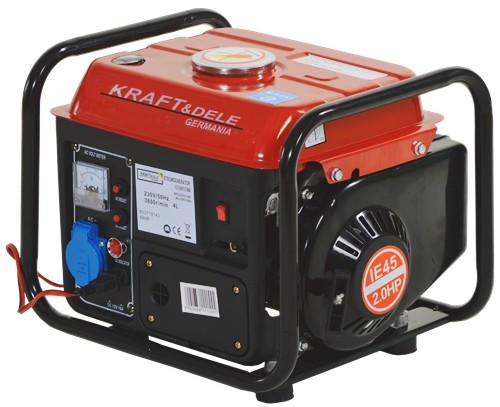 Генератор бензиновий Kraft&Dele KD109 1,2кВт, фото 1