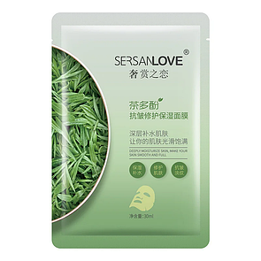 Антивікова маска для обличчя SERSANLOVE Tea Polyphenols Anti Wrinkle Mask з поліфенолами зеленого чаю