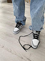 Кроссовки, кеды отличное качество Nike Air Jordan 1 Retro Mid Smoke Grey Размер 36