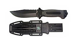 Тактичний ніж для виживання з кресалом, точилкою, компасом BGOK 4058A