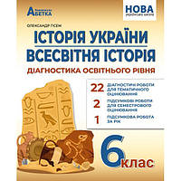 6 клас Історія України Всесвітня історія Діагностика освітнього рівня Гісем О. В.  Абетка