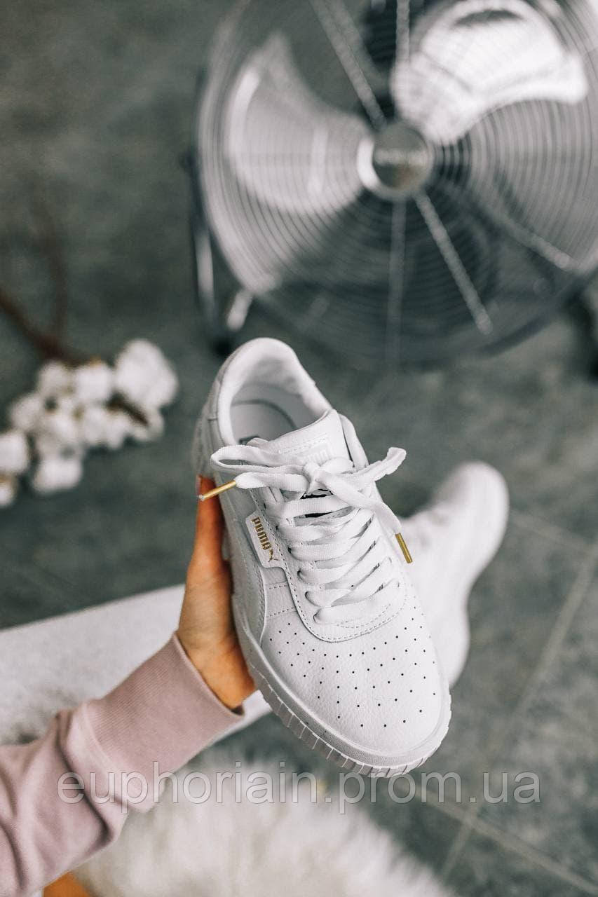 Puma Cali Basket Full White