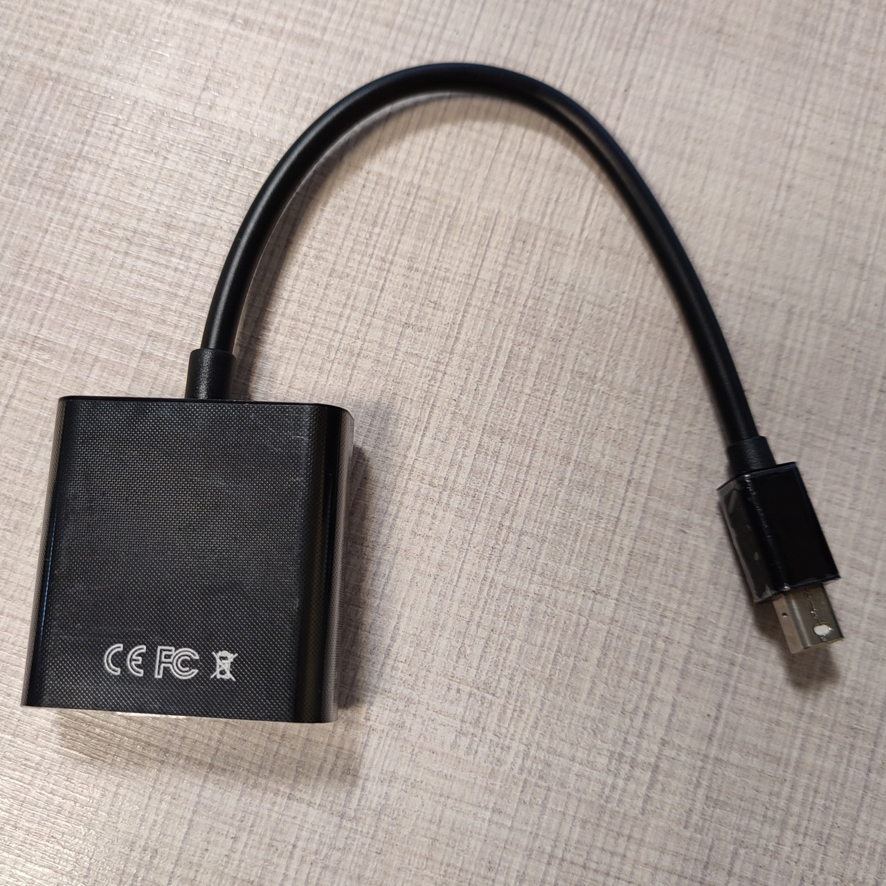 Перехідник mini DP Thunderbolt  to VGA кабель 10см