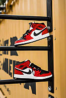 Кроссовки, кеды отличное качество Nike Air Jordan 1 Retro Mid Black Red White 1 Размер 38