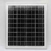 Сонячна панель 20V 18W, 40х36см / Портативна сонячна станція для дачі та будинку / Сонячна батарея