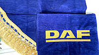 Шторы в кабину DAF ДАФ лобовое стекло-1 боковые-2 цвет синий