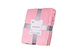 ARDESTO Плед Flannel, 160х200см, рожевий, 100% поліестер