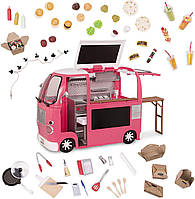 Our Generation Pink Food Truck accessory set