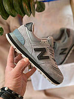 Кроссовки, кеды отличное качество New Balance 574 Gray Black v2 Размер 36