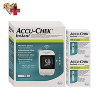 Глюкометр Акку Чек Инстант (Accu Chek Instant) + 100 тест полосок Акку Чек Инстант