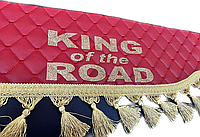 Шторы люкс для грузового автомобиля KING of ROAD / "Король Дорог" экокожа