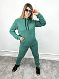 Жіночий спортивний костюм на флісі "Impuls" Батал, фото 7