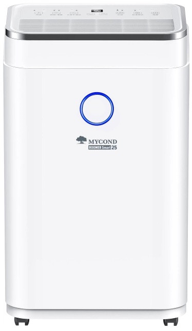 MYCOND Осушувач повітря Roomer Smart 25 побутовий, 25л.на добу, 180м3/год, 50м2, дисплей, ел. кер-ня, Wi-Fi, таймер, авто вимк.,