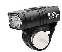 Вело фара передняя Bike Light 305 аккумуляторный велосипедный водонепроницаемый фонарь с креплением