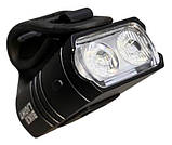 Велофара передня Bike Light 305 акумуляторний велосипедний водонепроникний ліхтар із кріпленням, фото 3